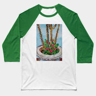 Cactus Flowers Baseball T-Shirt